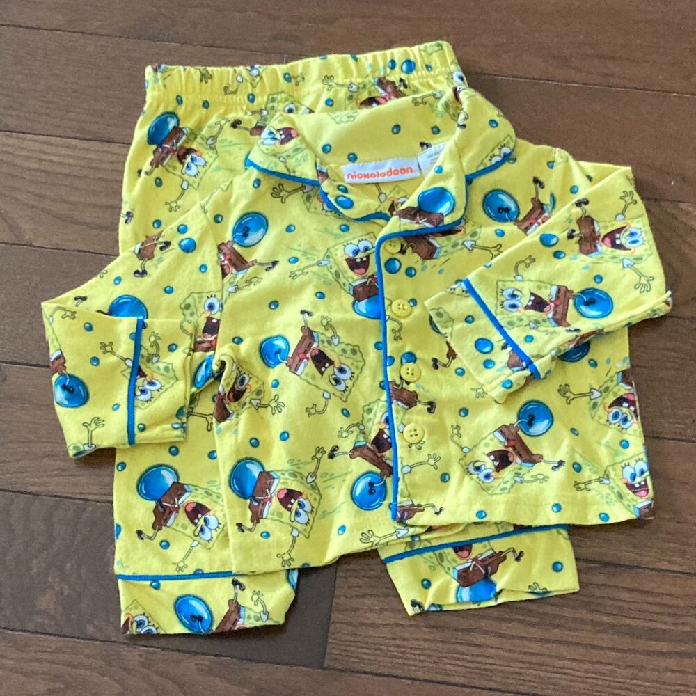 Infant Boy's Spongebob Two Piece PJ's